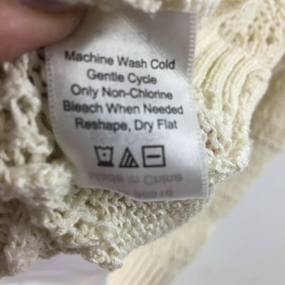 Coldwater creek cream ivory tunic sweater large 14 - Picture 7 of 7